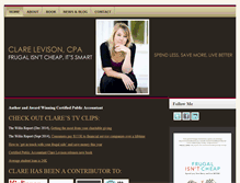 Tablet Screenshot of clarelevison.com